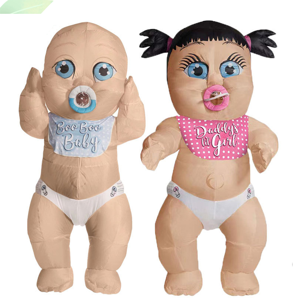 Baby Clothing Usa - 男の子女の子巨大な赤ちゃんインフレータブル服大人のコスプレマスコット衣装ハロウィン性別発表パーティー