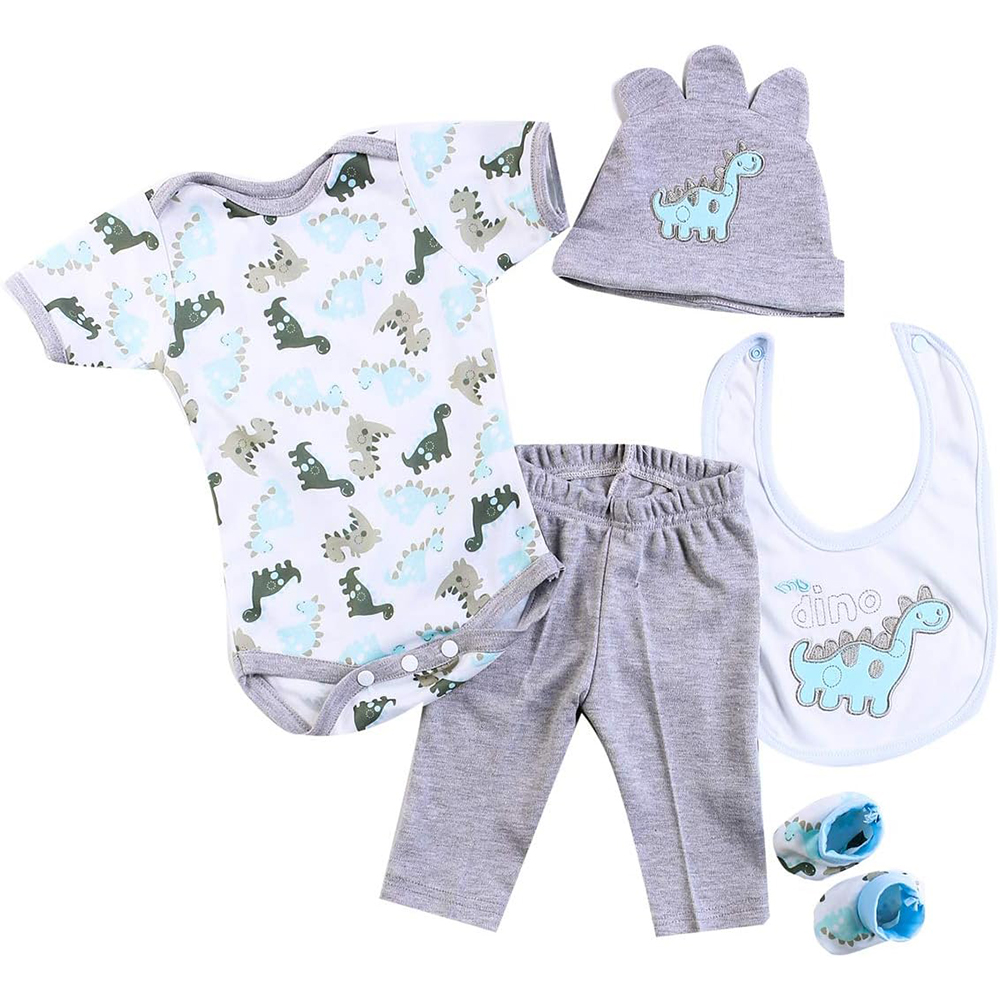 Baby Clothing Usa - 恐竜の生まれ変わった人形の衣装、ベビー服、女の子の服セット、20〜22インチ