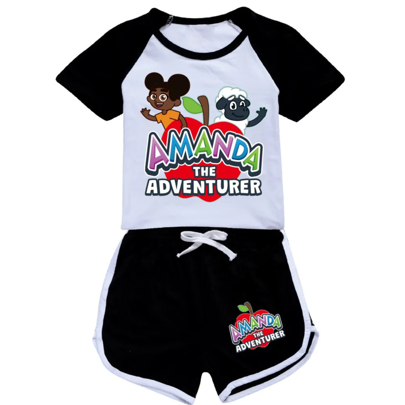 Baby Clothing Usa - AIAI 2025ファッションガールズ AMANDAing ウェア サマー服セット アドベンチャースポーツスーツ