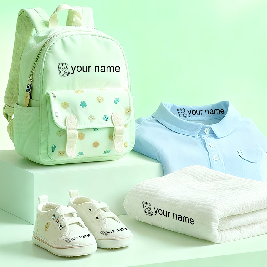 子供名前スタンプ オーダーメイド - 赤ちゃん服・園児服用防 - Baby Clothing Names のレビューと価格
