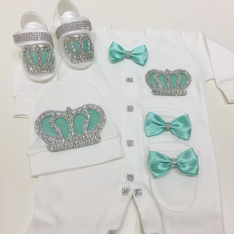 4点セット ウェルカムホーム ロンパース ベビー服 名入れ  - Baby Clothing Names のレビューと価格
