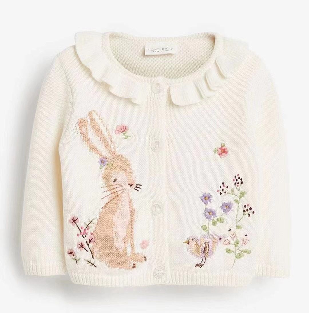 2025年春秋 子供用ジャンパー ベビーガール 手刺繍 ツイ - Baby Clothing Jumper のレビューと価格