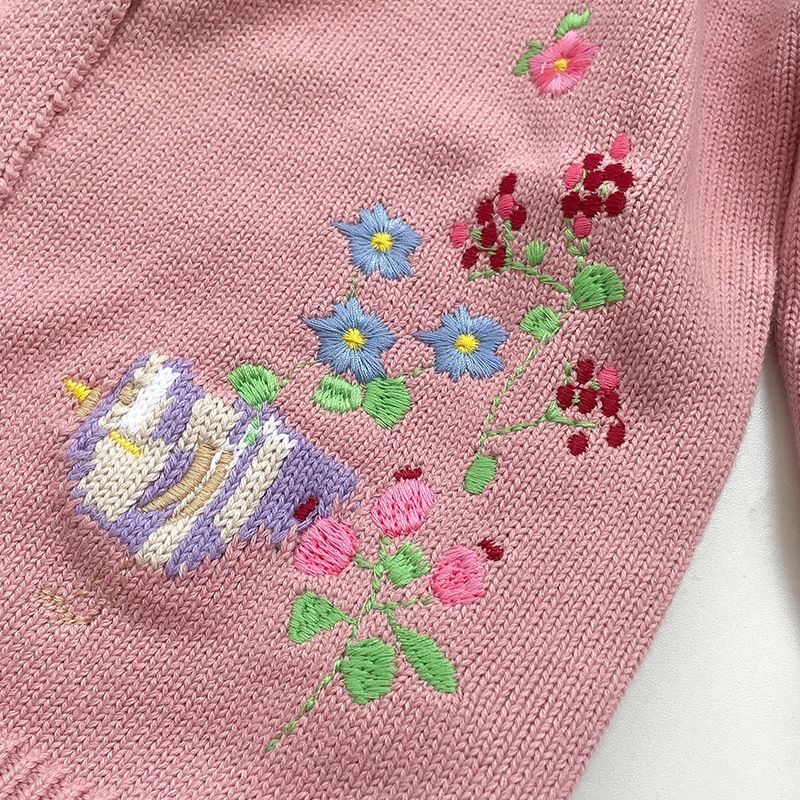 2025年春秋 子供用ジャンパー ベビーガール 手刺繍 ツイ - Baby Clothing Jumper のレビューと価格