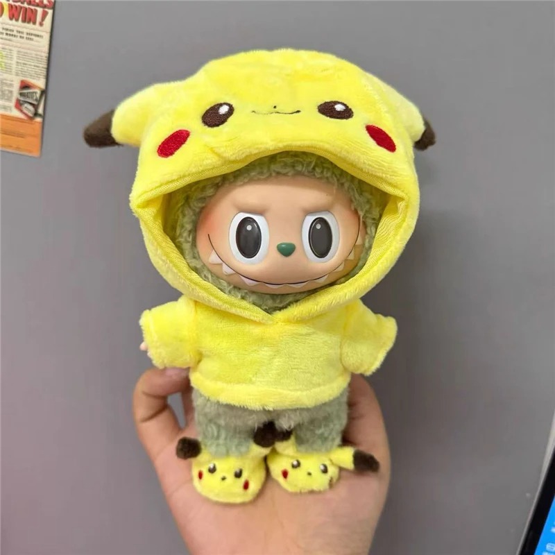 15～17cmのラビュブドール用、漫画風のかわいいピカチュウ - Baby Clothing Usa のレビューと価格
