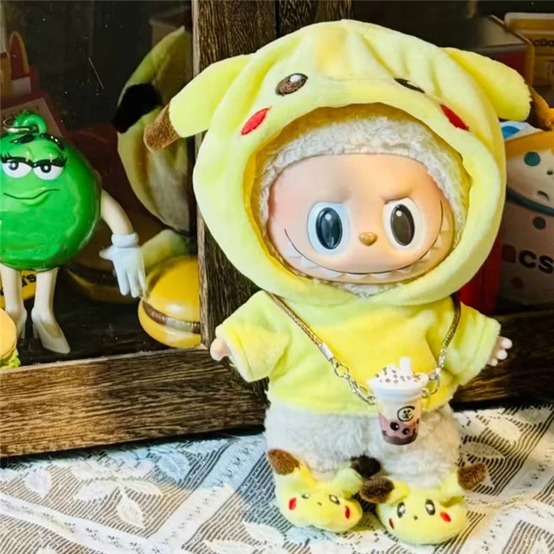 15～17cmのラビュブドール用、漫画風のかわいいピカチュウ - Baby Clothing Usa のレビューと価格