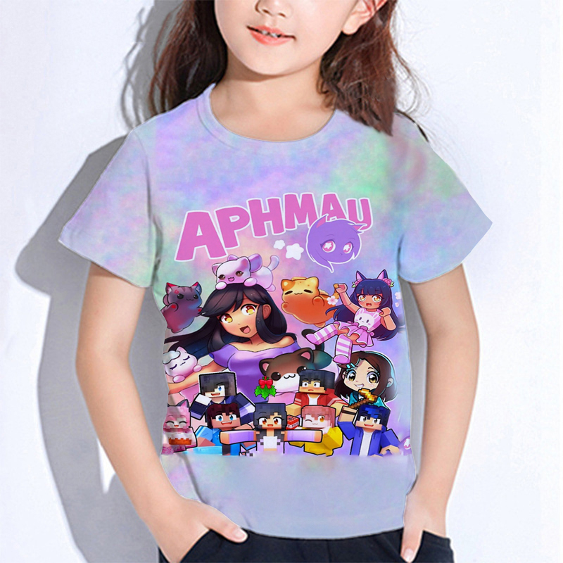 Aphmau-子供用Tシャツ,漫画のTシャツ,男の子と女の子 - Baby Clothing Deals のレビューと価格