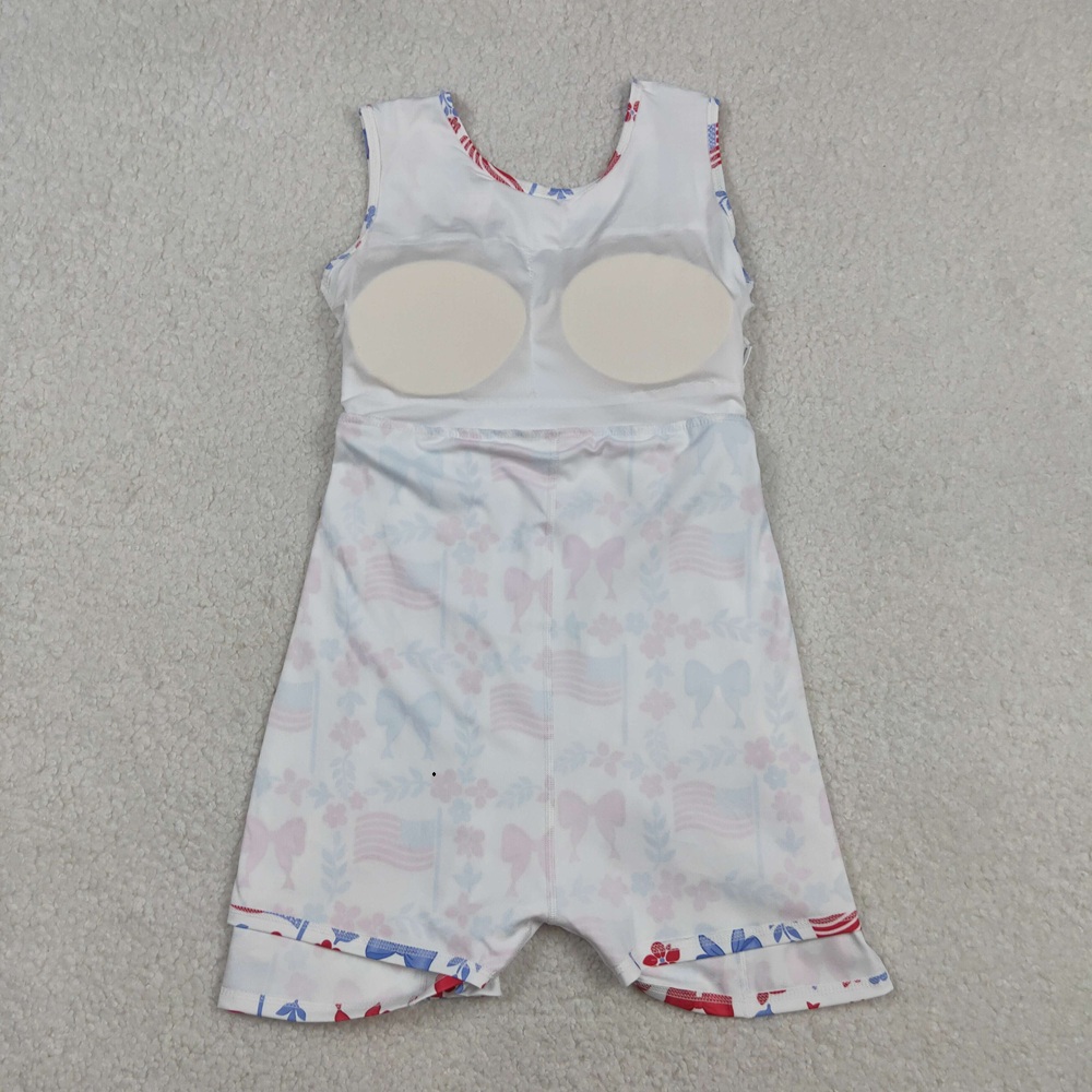 ベビーガール用アクティブフラッグボウフラワー服、幼児キッズウ - Baby Yoga Clothing のレビューと価格