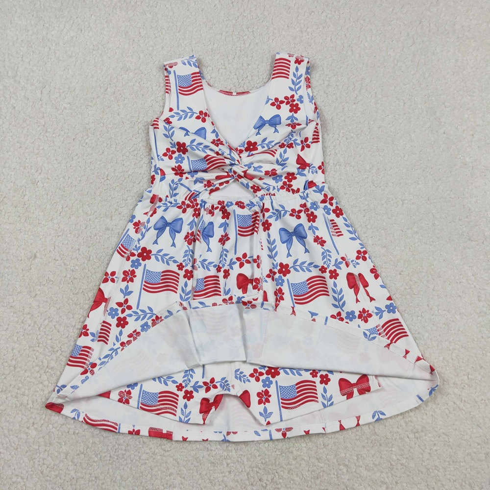 ベビーガール用アクティブフラッグボウフラワー服、幼児キッズウ - Baby Yoga Clothing のレビューと価格