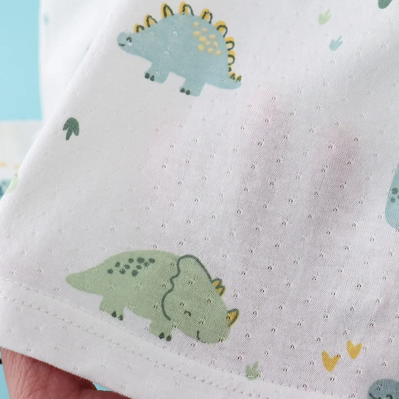子供竹綿ベストスーツ夏薄いノースリーブ服かわいい漫画プリント - Baby Clothing Deals のレビューと価格