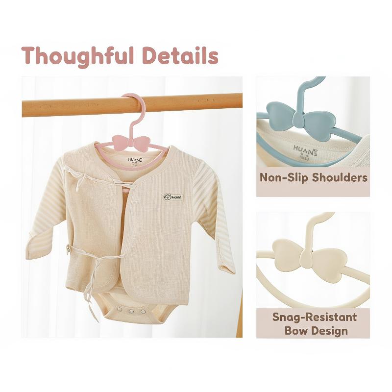 12 個ベビーキッズ洋服ハンガーセット耐久性のある滑り止め衣 - Baby Clothing Display のレビューと価格