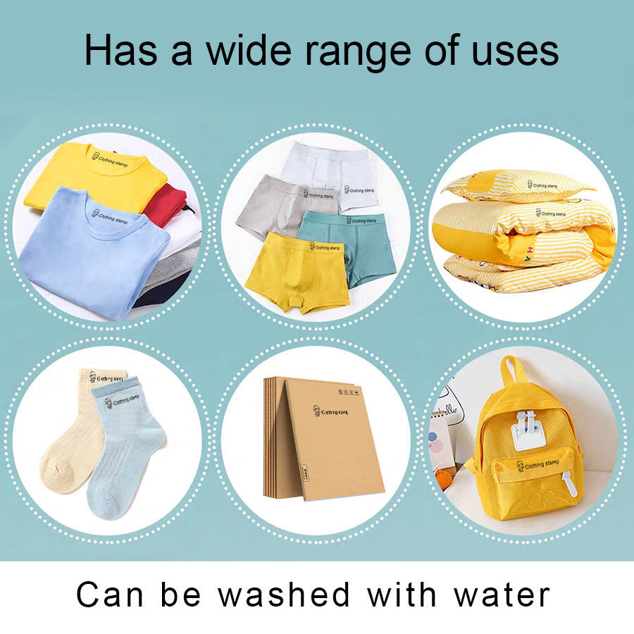 子供服の名前スタンプ｜布用の防水名前印｜洗濯しても落ちないス - Baby Clothing Names のレビューと価格