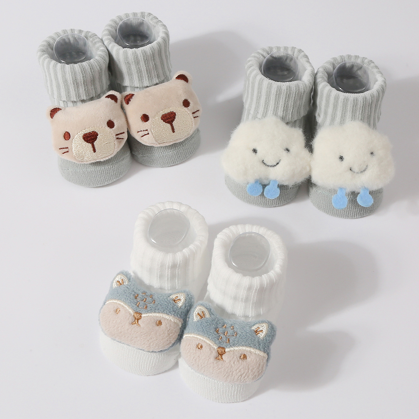 3 ペア/セットベビーソックスガールズボーイズ新生児アクセサ - Baby Clothing Deals のレビューと価格