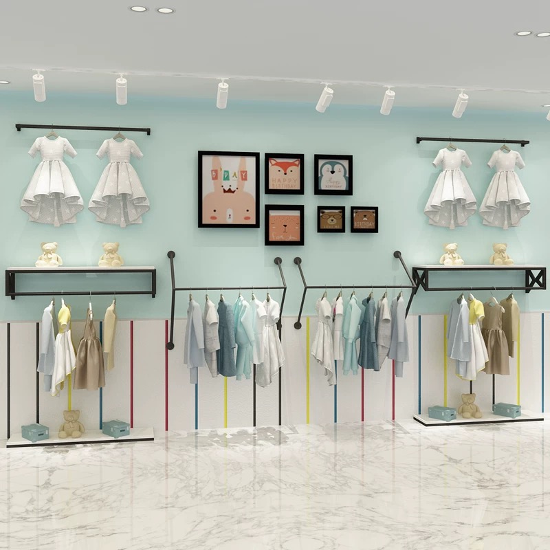 子供服店家具 ベビー服店陳列棚 キッズ服小売店用 - Baby Clothing Display のレビューと価格