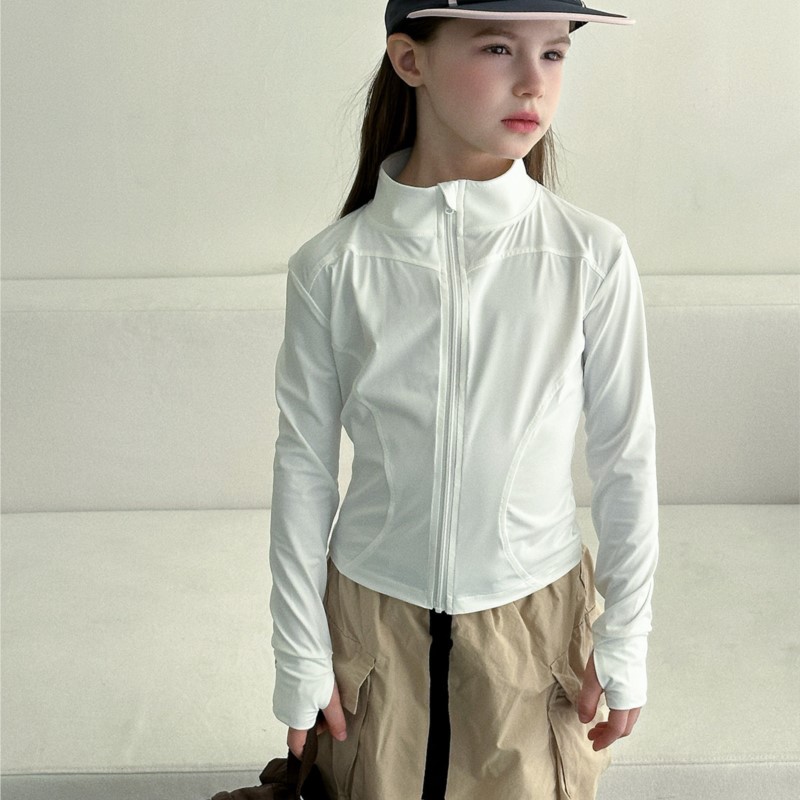 ファッションベビーガールヨガジャケット長袖キッズティーンズチ - Baby Yoga Clothing のレビューと価格