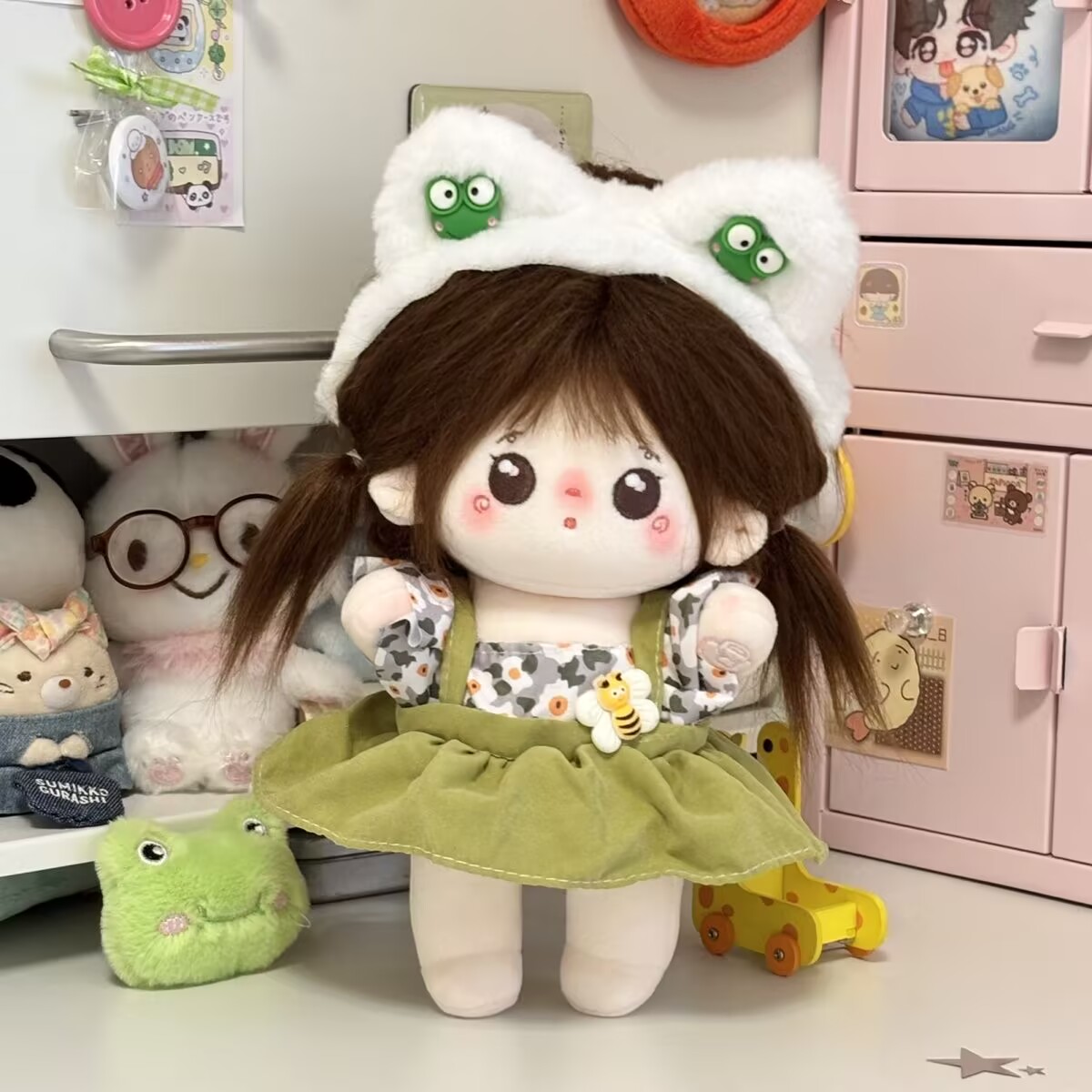 かわいい20cmコットン人形服、スカート、ぬいぐるみ人形セッ - Baby Clothing Cheap のレビューと価格