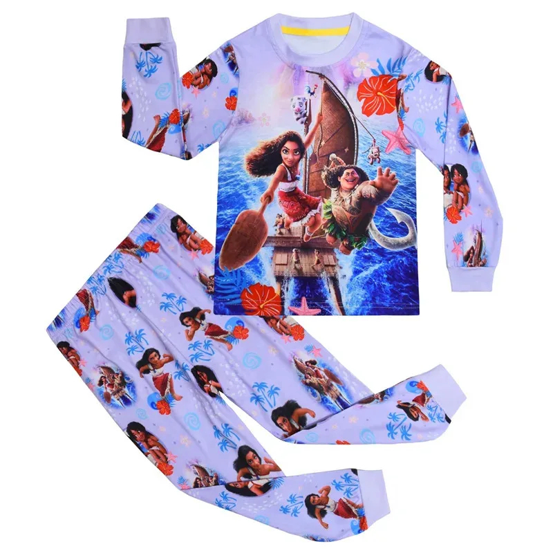 ♥ AAアニメコスプレ春秋ヴァイアナ子供服セット女の子用寝間 - Baby Clothing Usa のレビューと価格