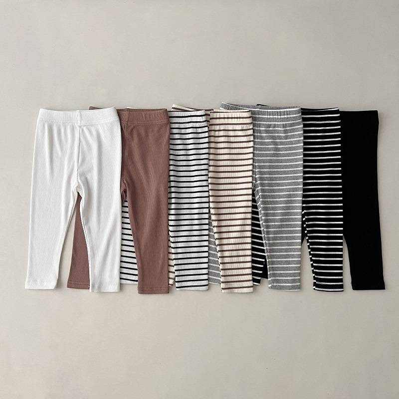 ベビー服 0-6 歳の子供用パンツストライプ綿女の子無地レギ - Baby Clothing Deals のレビューと価格