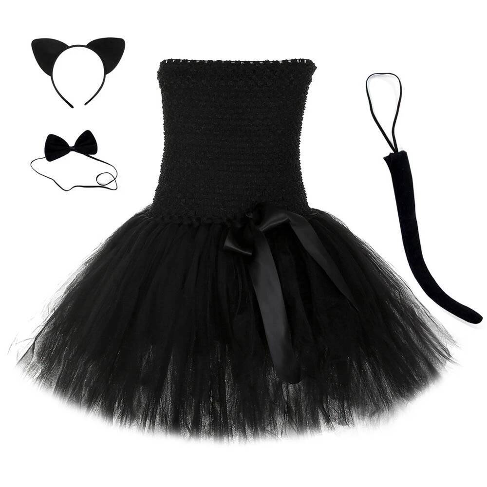 かわいい黒猫チュチュドレス女の赤ちゃんの誕生日ドレス幼児子供 - Baby Clothing Usa のレビューと価格