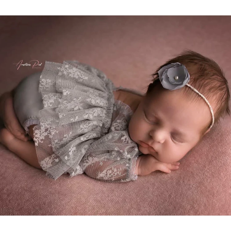 新生児の写真撮影の小道具女の赤ちゃんのレースの衣装ボディスー - Baby Clothing Deals のレビューと価格