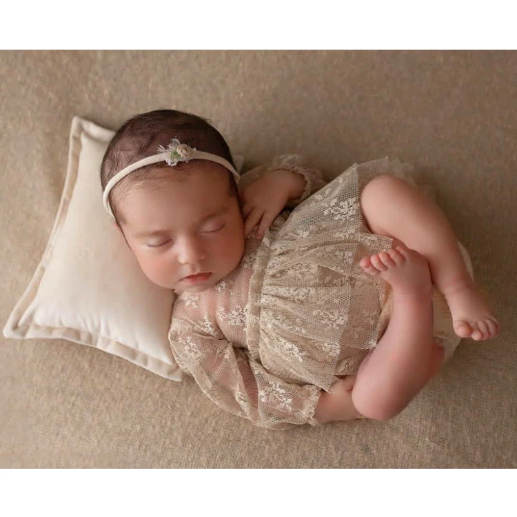 新生児の写真撮影の小道具女の赤ちゃんのレースの衣装ボディスー - Baby Clothing Deals のレビューと価格
