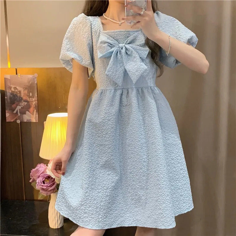 女性のためのパフスリーブのフェアリードレス,白いカジュアルド - Baby Clothing Cheap のレビューと価格